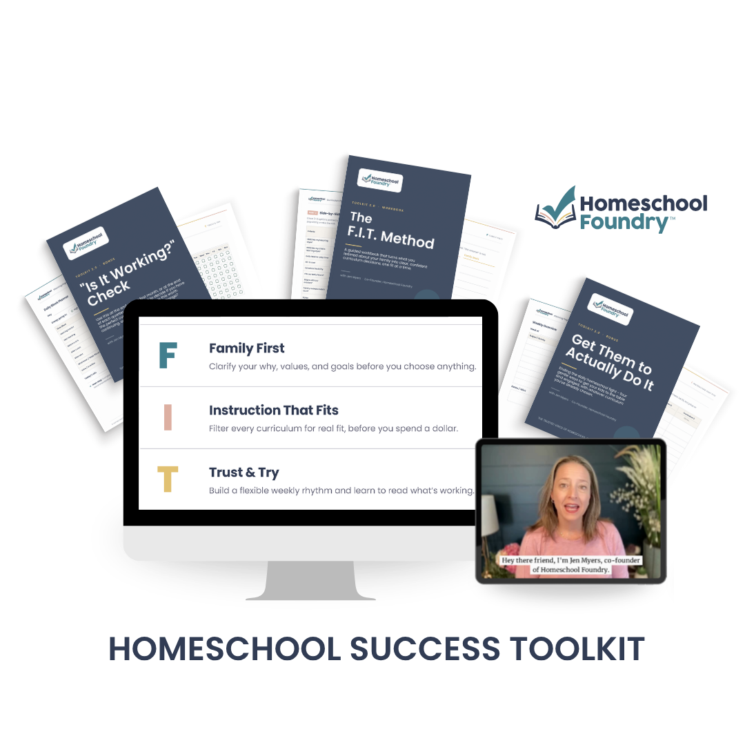 Homeschool Success Toolkit mockup