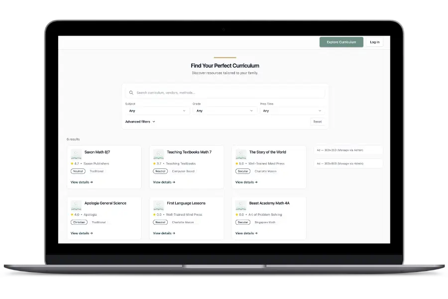 Homeschool Foundry Mockup